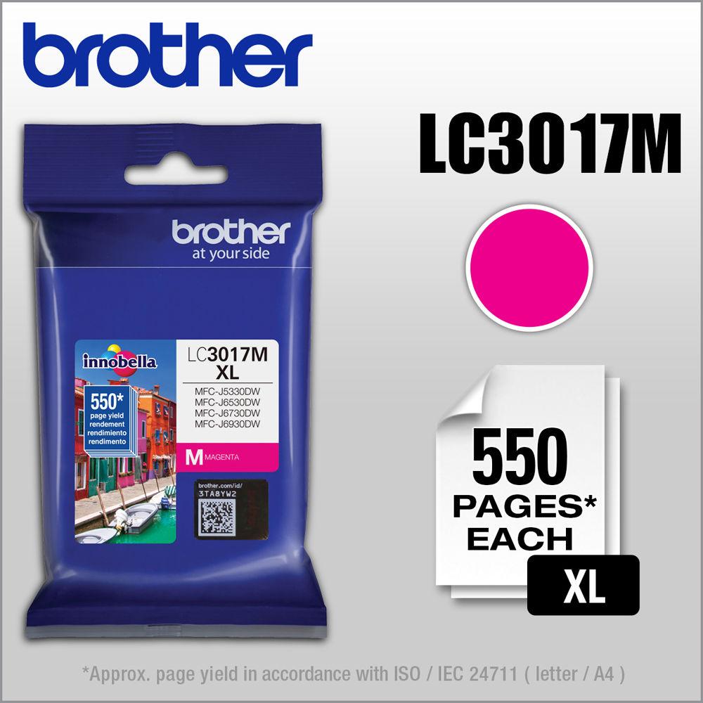 Brother LC3017M High Yield XL Magenta Ink Cartridge