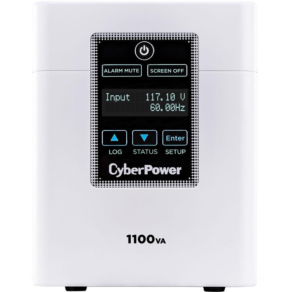 CyberPower UPS Med.Grade 1100VA 880W-120V 6-Nema 5-15R-HG Outlets,Nema 5-15P-HG Plug,SNMP Extended Battery Optn