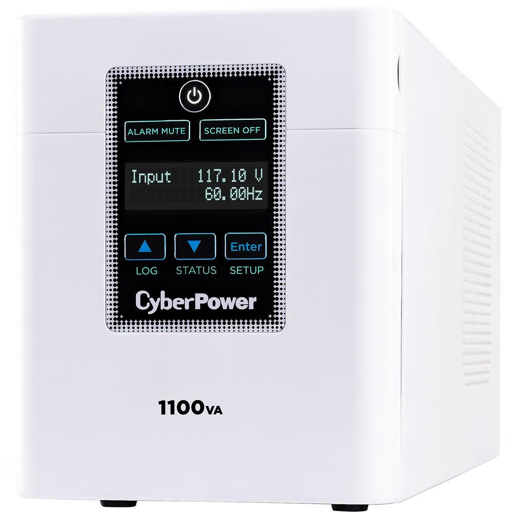CyberPower UPS Med.Grade 1100VA 880W-120V 6-Nema 5-15R-HG Outlets,Nema 5-15P-HG Plug,SNMP Extended Battery Optn