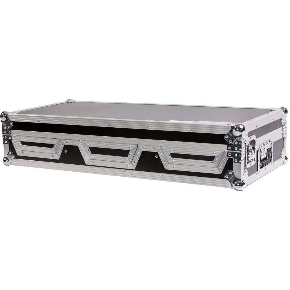 DeeJay LED Universal DJ Coffin Case for 2 CD Players & 12" Mixer with Sliding Laptop Shelf