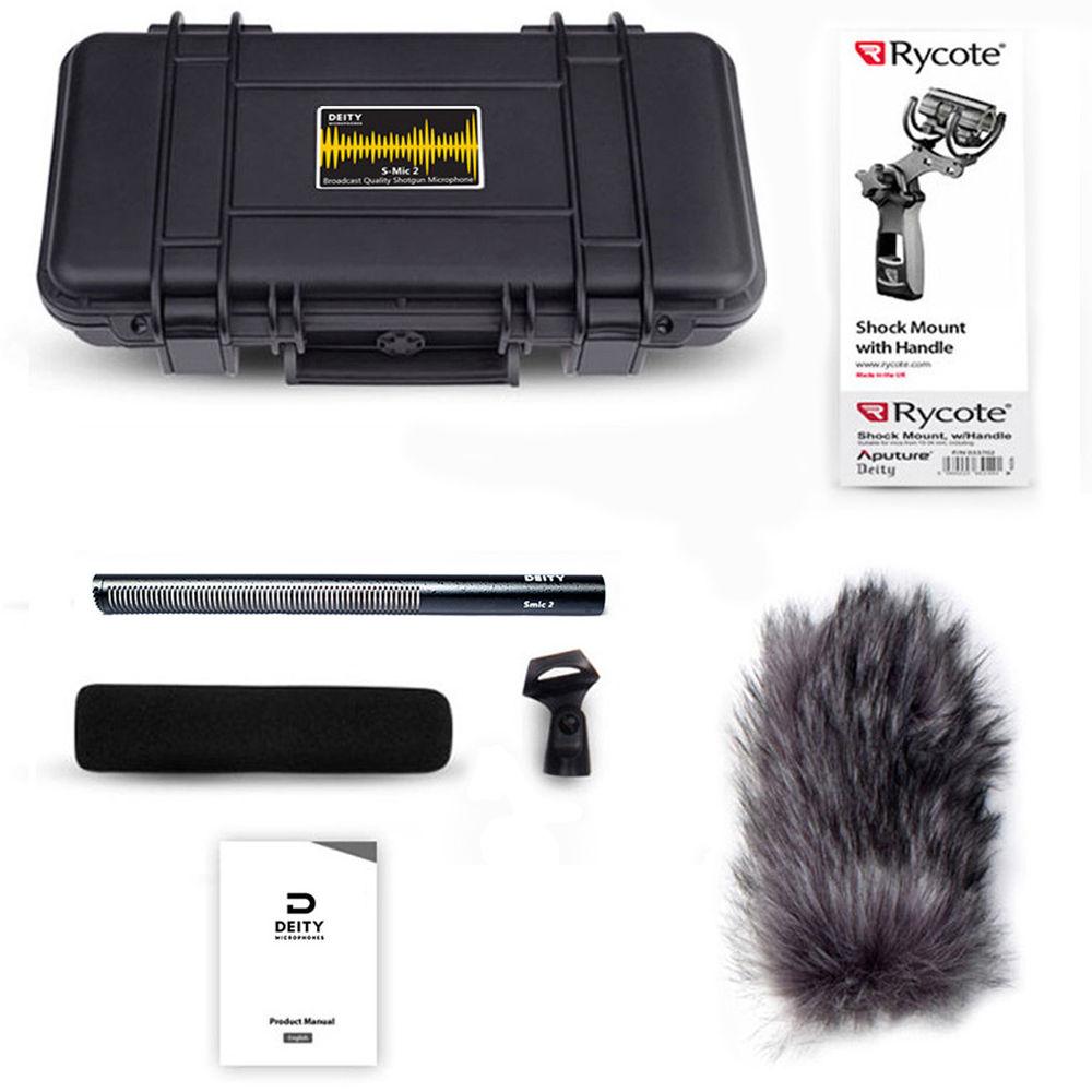 Deity Microphones S-Mic 2 Shotgun Microphone and Location Kit, Deity, Microphones, S-Mic, 2, Shotgun, Microphone, Location, Kit