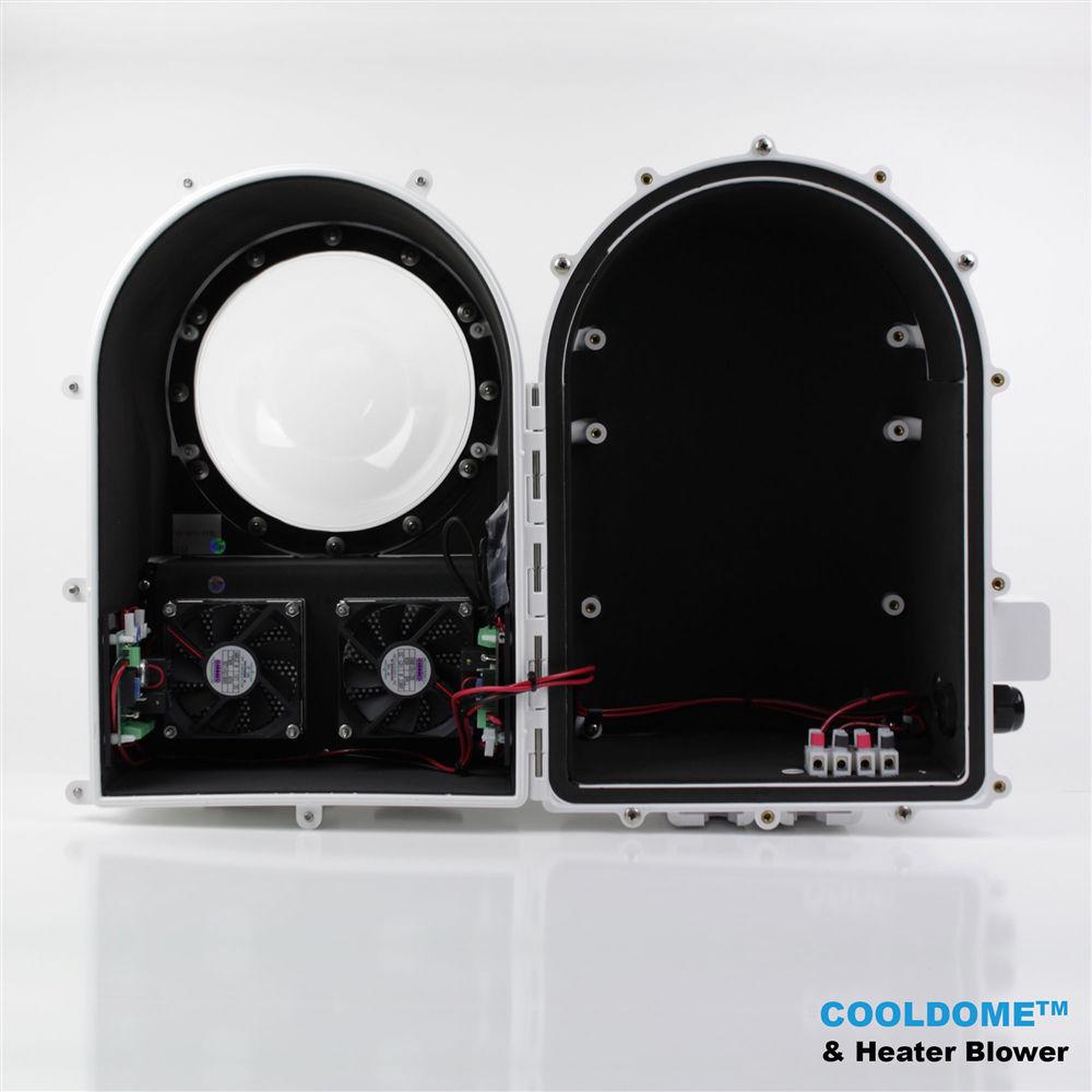 Dotworkz D3 COOLDOME Active Cooling Camera Enclosure with Heater Blower and Tinted Lens