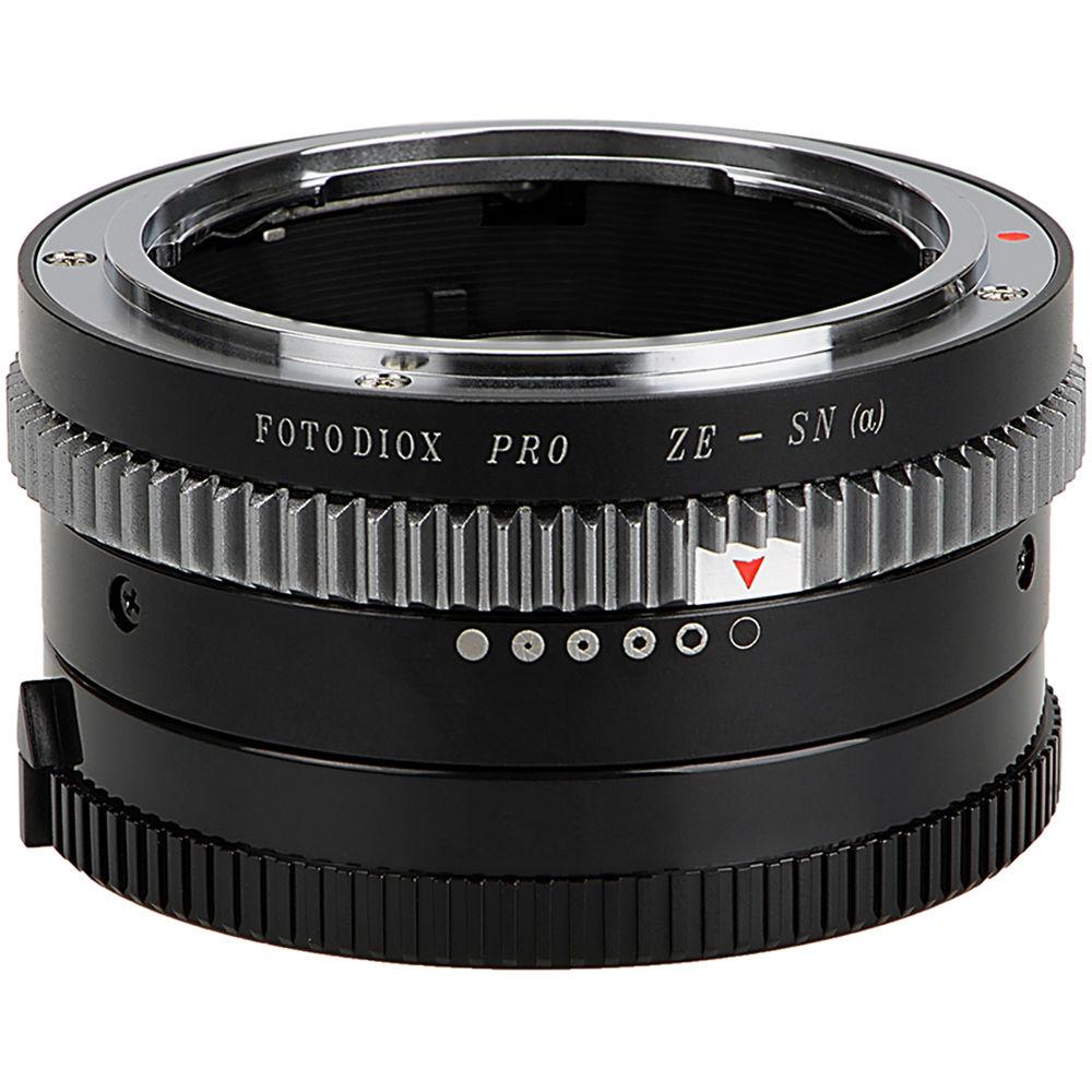 FotodioX Pro Mount Adapter for Mamiya ZE-Mount Lens to Sony A-Mount Camera