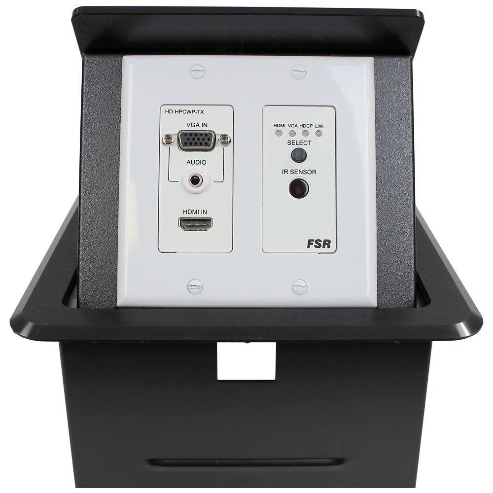 FSR Tilt-Top Table Box for 2-Gang Wall Plate
