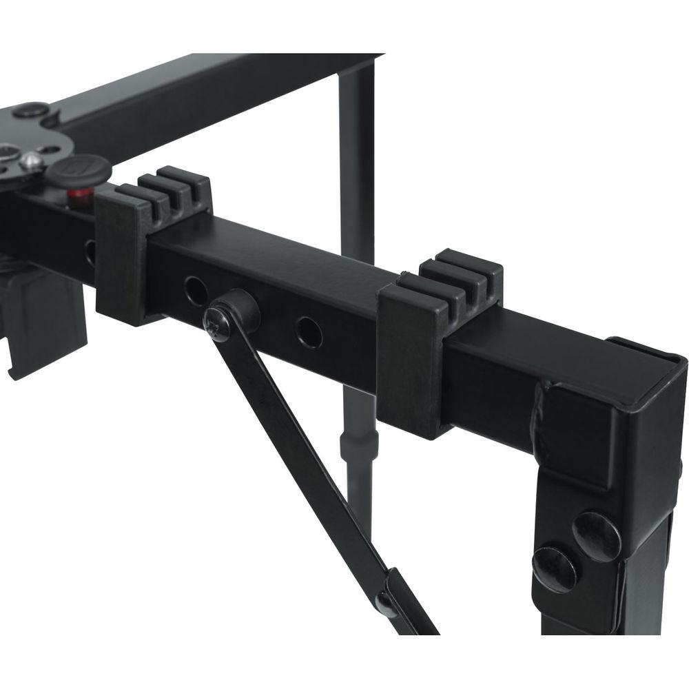 Gator Cases Frameworks Adjustable T-Stand Folding Workstation for Keyboards & Audio Equipment