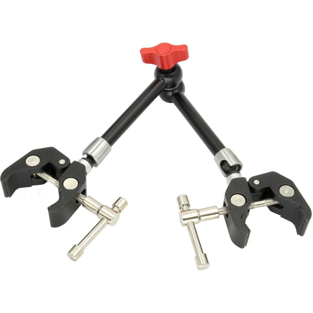 GyroVu Heavy-Duty Articulated Arm Mount with Dual Adjustable Clamp Mounts