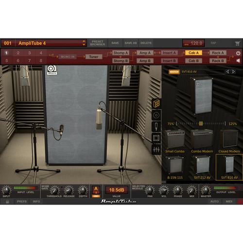 IK Multimedia Ampeg SVX 2 - Collection of Bass Amplifier and Cabinet Emulations for AmpliTube Plug-In