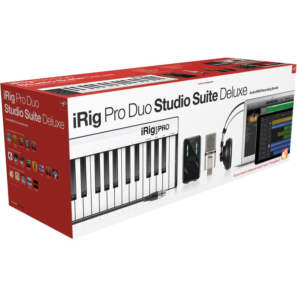 IK Multimedia iRig Pro Duo Studio Suite Deluxe - Music Production Bundle