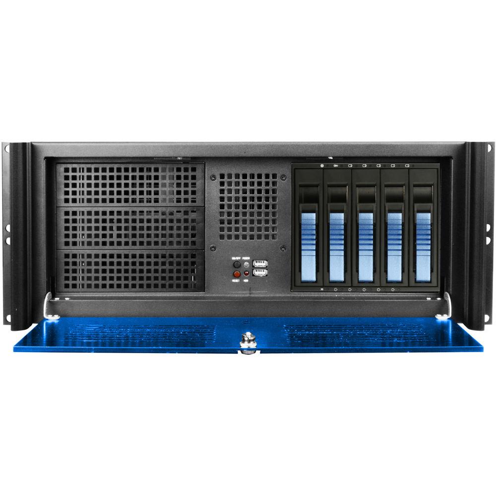 iStarUSA D416-B5BL-BL 5-Bay Compact Rackmount Hot-Swap Chassis