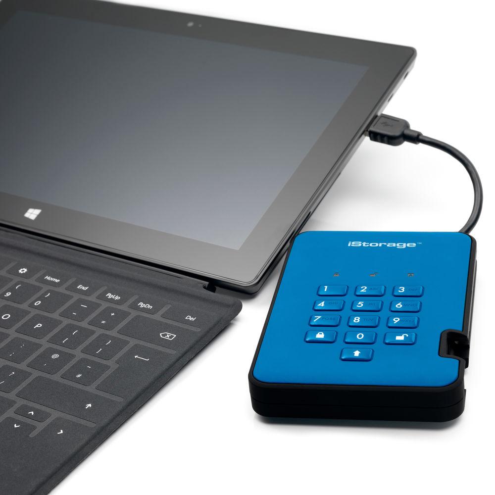 Istorage 2TB diskAshur2 USB 3.1 Encrypted Portable HDD