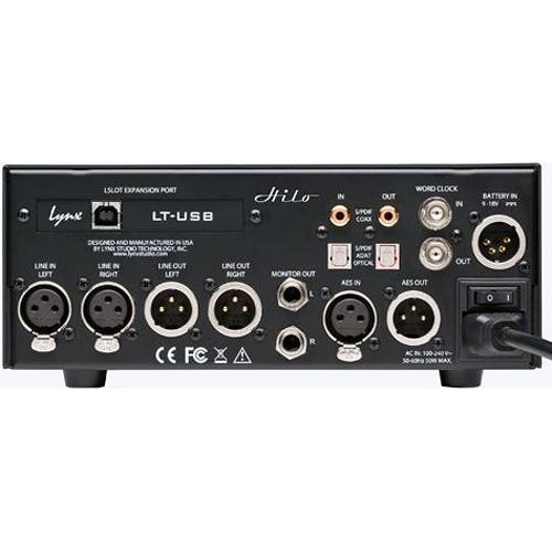 Lynx Studio Technology Hilo Reference A D D A Converter System with LT-DANTE Dante Card