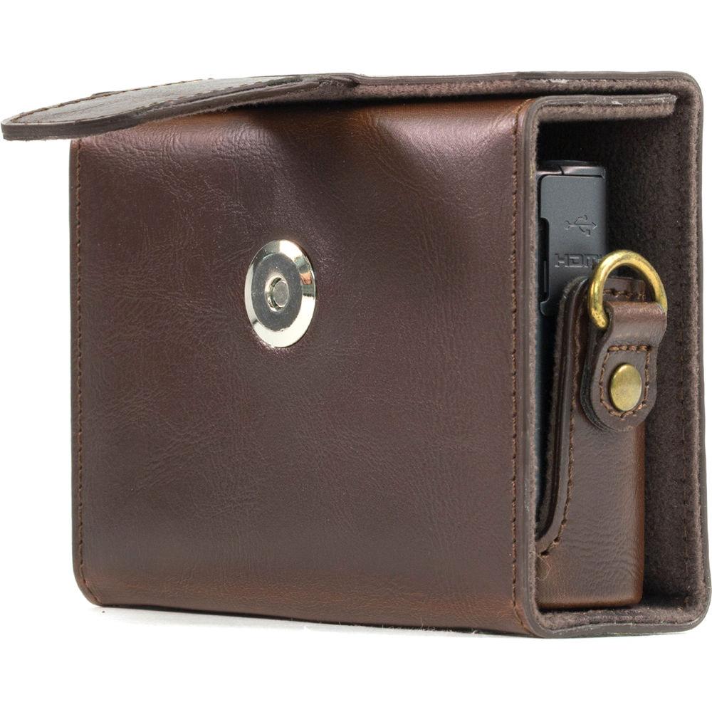 MegaGear Ever Ready Leather Camera Case for Canon PowerShot SX620 HS