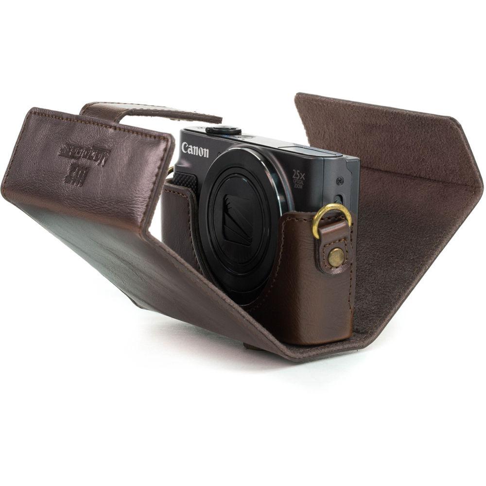 MegaGear Ever Ready Leather Camera Case for Canon PowerShot SX620 HS