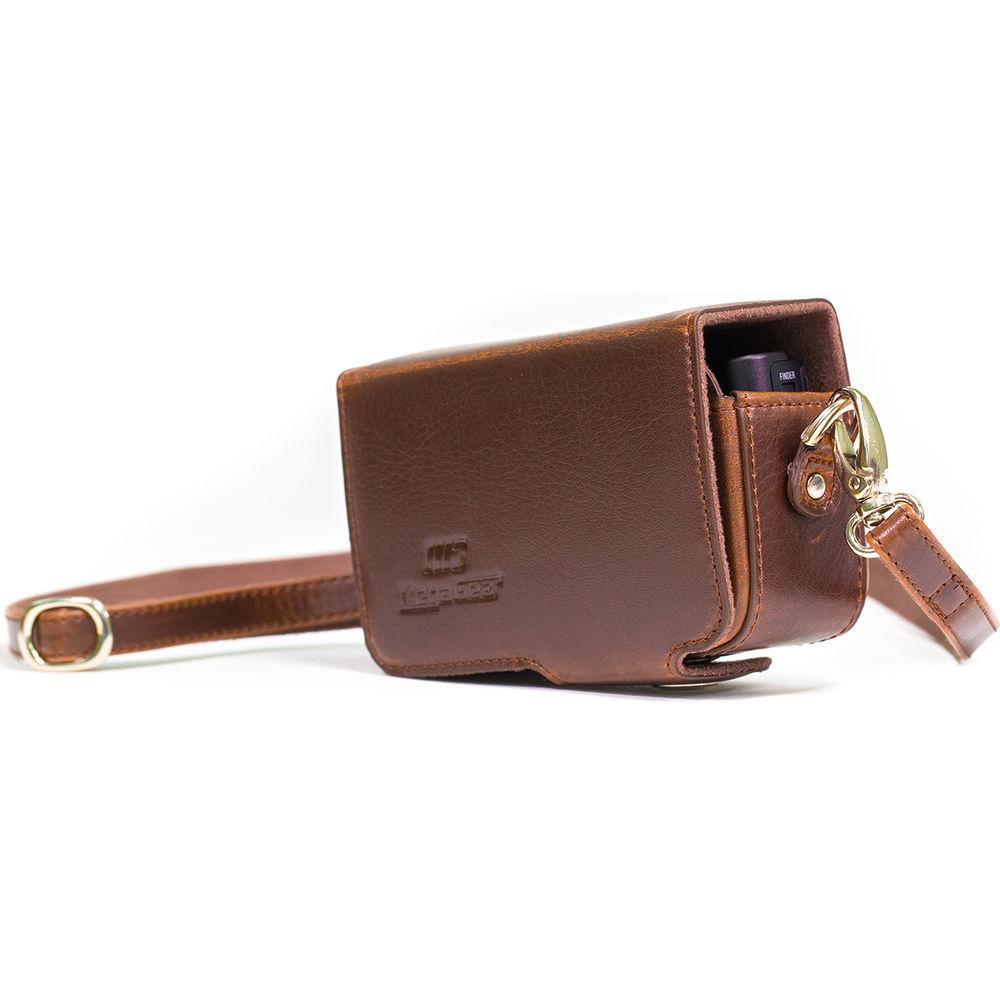 MegaGear Form-Fitted Leather Camera Case for Canon PowerShot SX280 HS