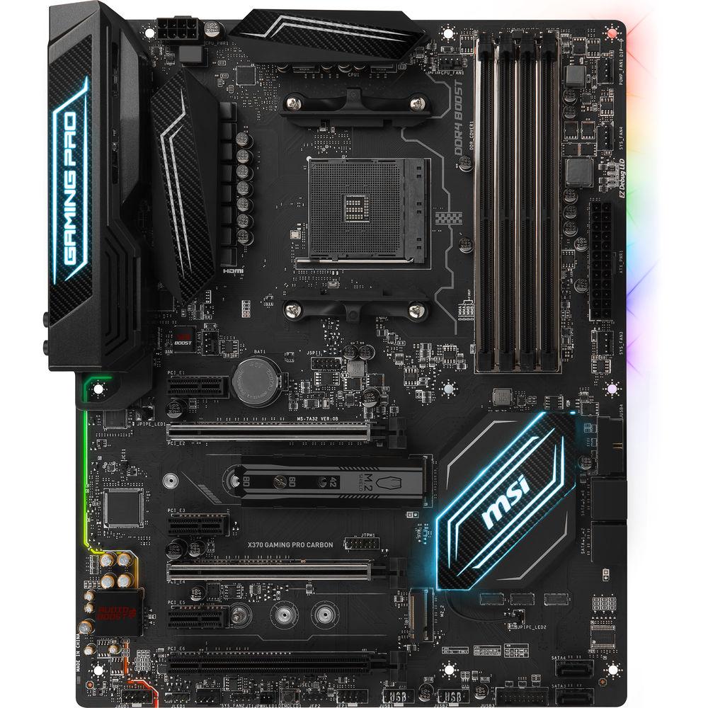 MSI X370 Gaming Pro Carbon ATX Motherboard