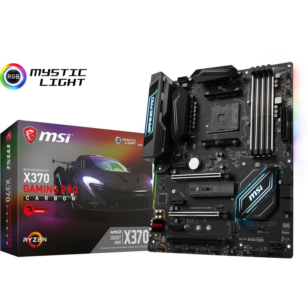 MSI X370 Gaming Pro Carbon ATX Motherboard