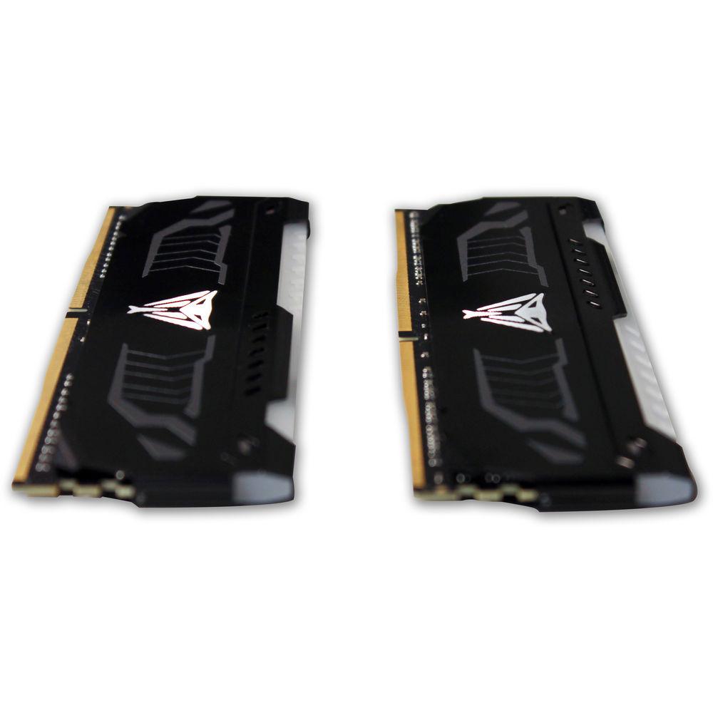 Patriot 16GB Viper White LED Series DDR4 2400 MHz DIMM Memory Kit