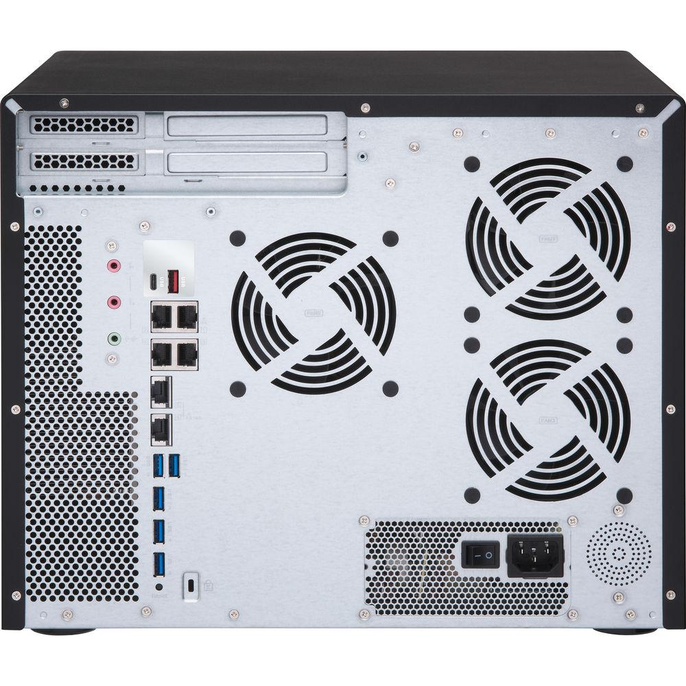 QNAP 12 Bay NAS AMD Ryzen 7 1700 8-Core 3.0Ghz 64GB Ram Sata6G 4 X 1GBe 2 X 10GBe 40GBe-Ready