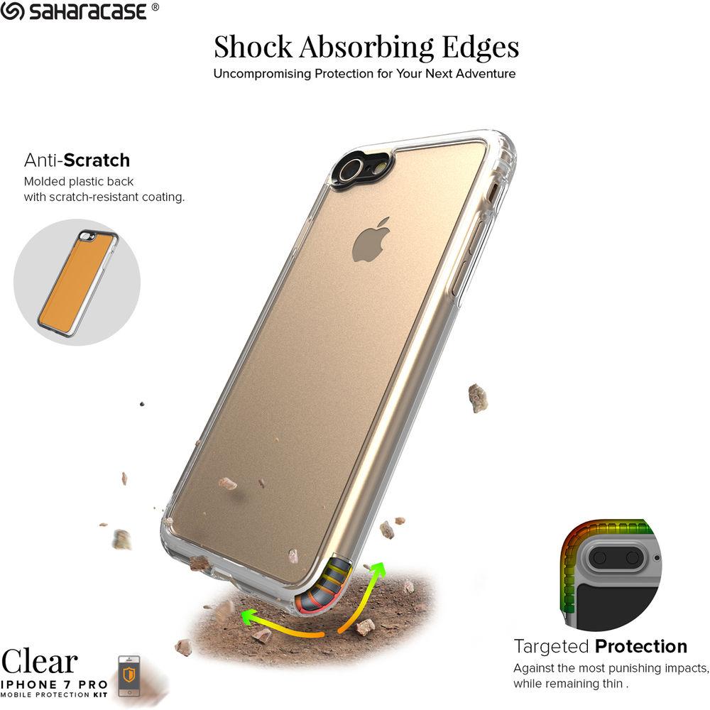 Sahara Case Clear Protection Kit for iPhone 7 and 8