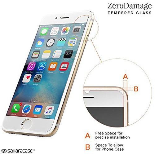 Sahara Case ZeroDamage Tempered Glass Screen Protector for iPhone 7 and 8