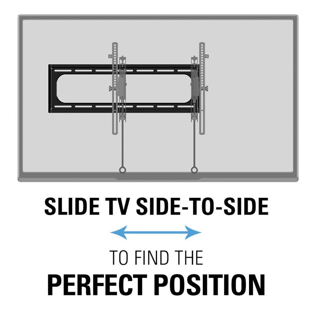 SANUS VLT6-B1 Advanced Tilt Premium TV Wall Mount for 46-90" Displays
