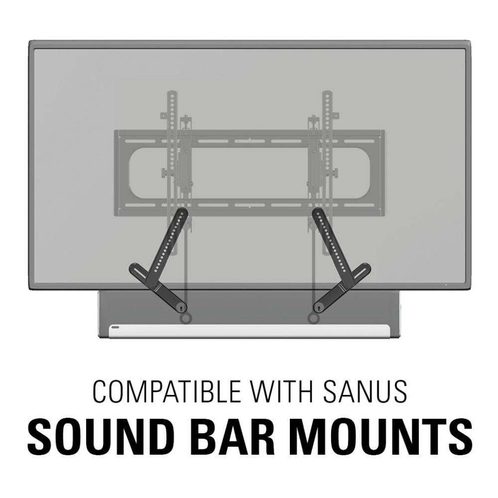 SANUS VLT6-B1 Advanced Tilt Premium TV Wall Mount for 46-90" Displays
