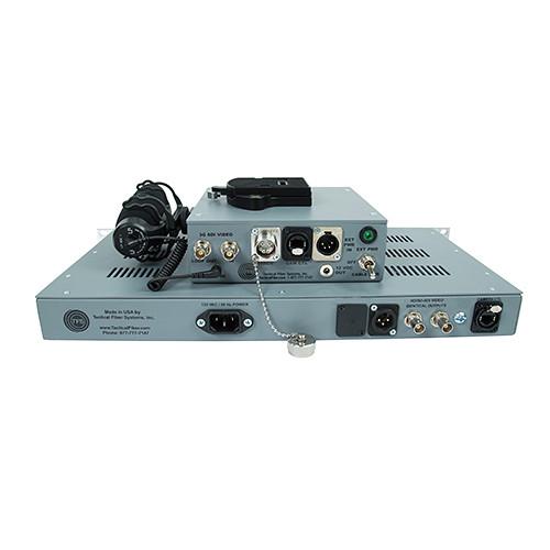 Tactical Fiber Systems PTZ CamLink 2000 Fiber Extender with AC DC Power Supply