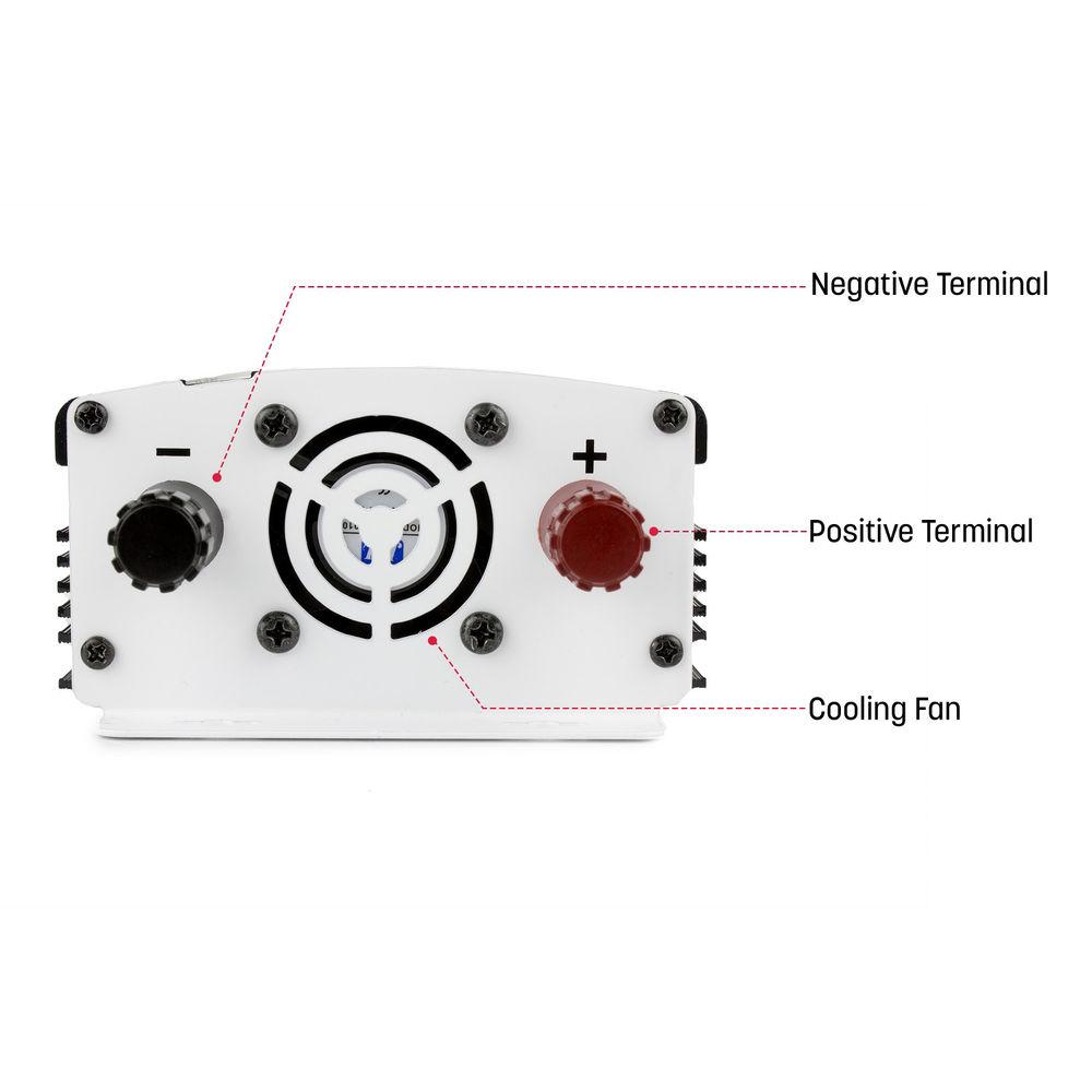 WAGAN SlimLine 250W 11-15 VDC to 115 VAC Power Inverter