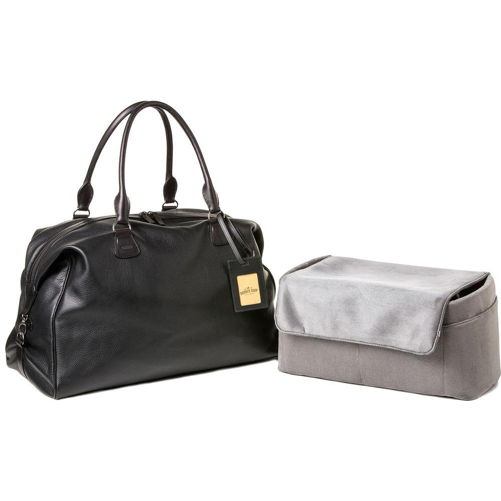 Barber Shop Cesar Cut Leather Traveler Camera Bag