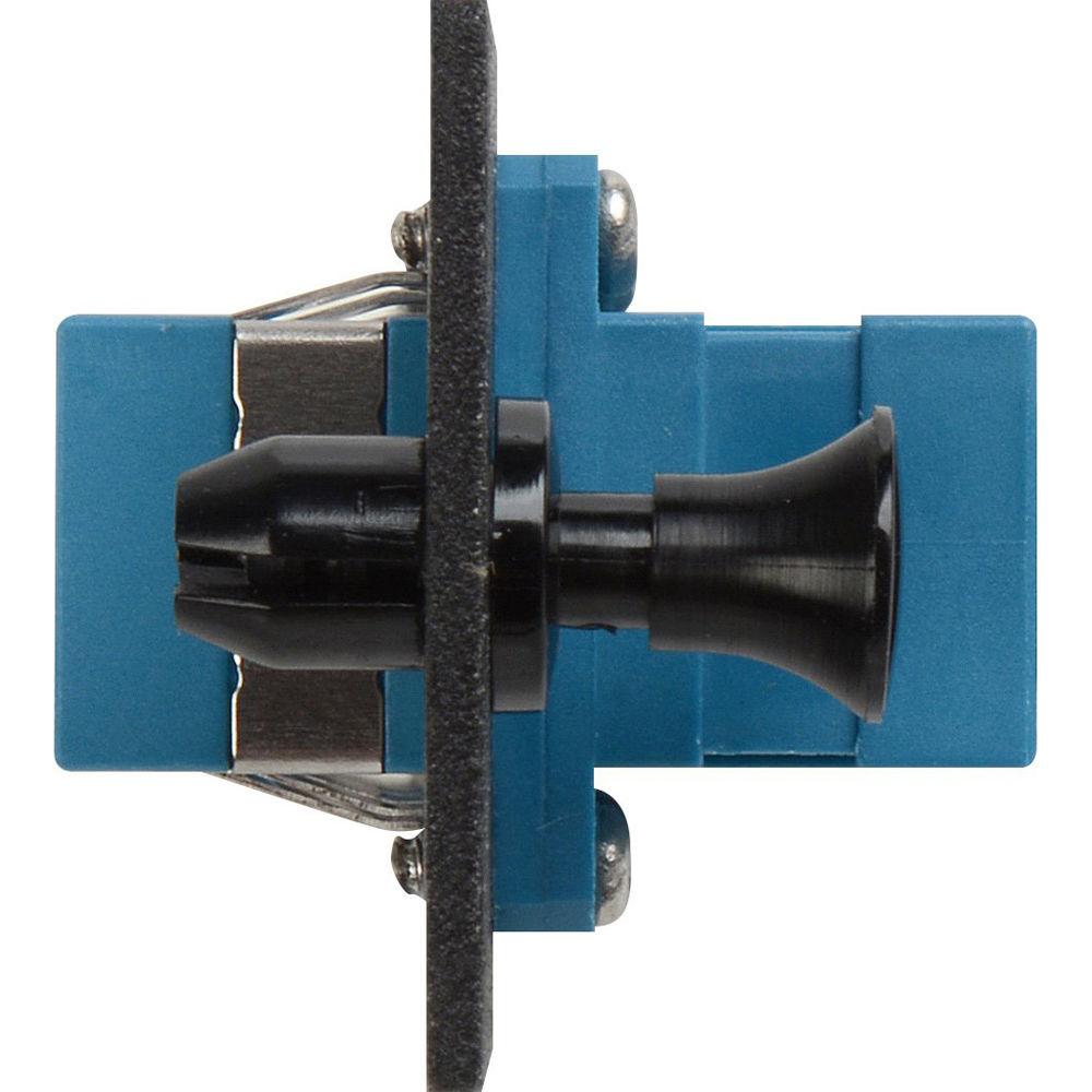 Camplex 6-Port SC Simplex Singlemode Fiber Adapter Plate Module with Ceramic Connectors