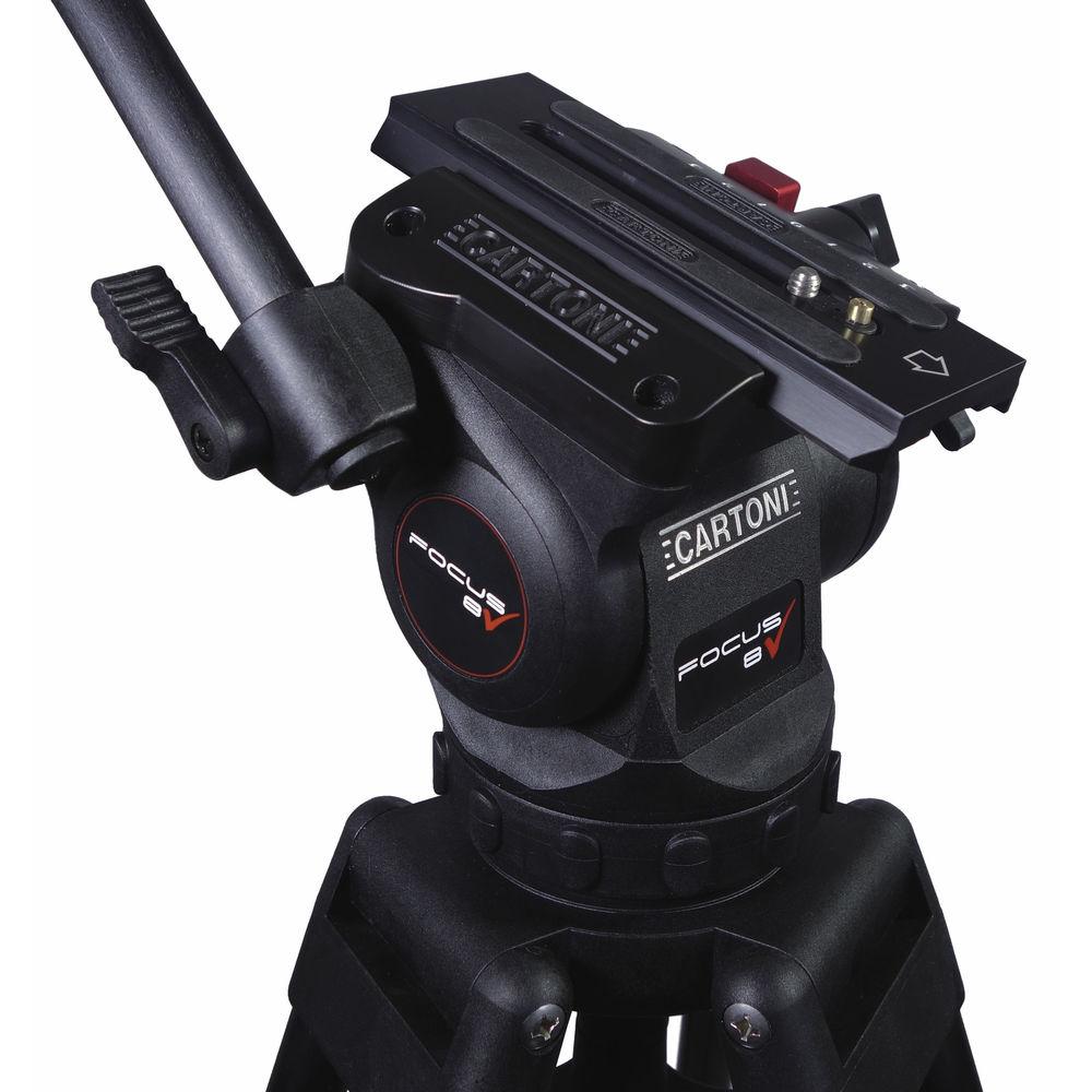 Cartoni Focus 8 Fluid Head & Two-Stage Tripod SDS System