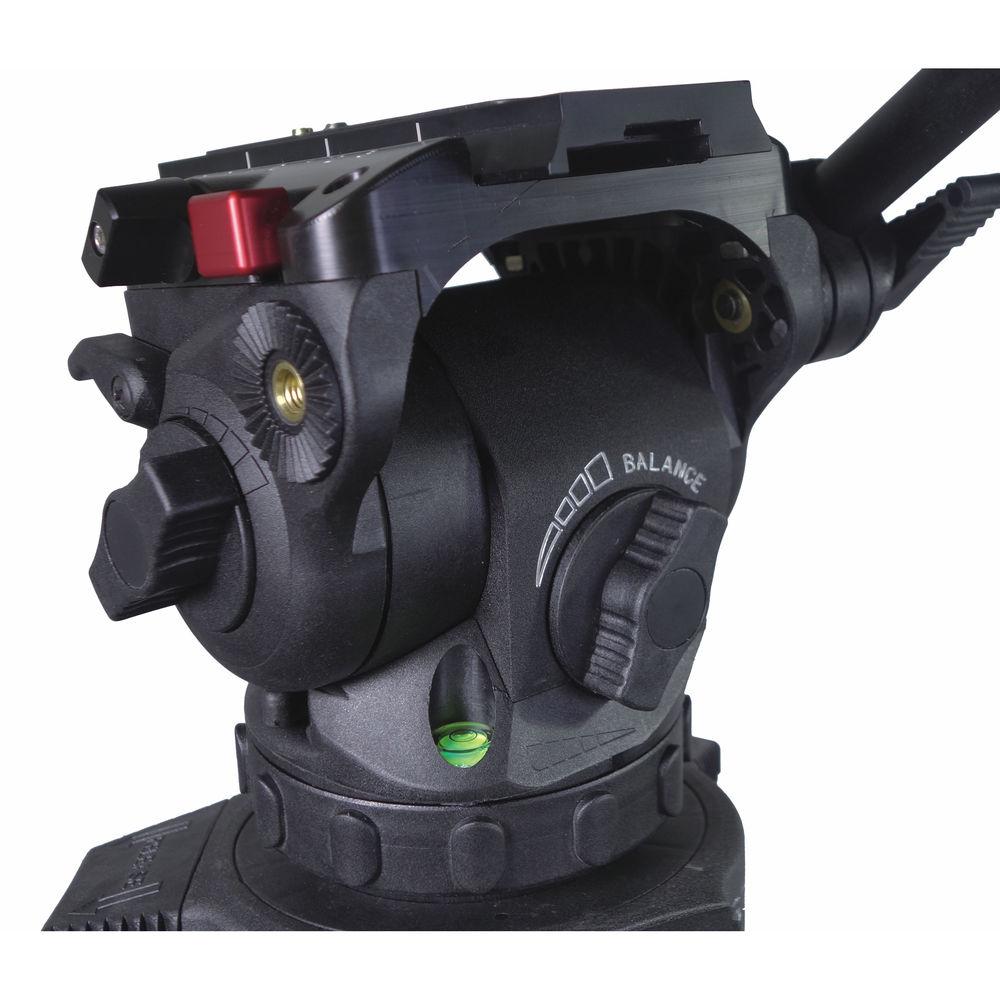 Cartoni Focus 8 Fluid Head & Two-Stage Tripod SDS System