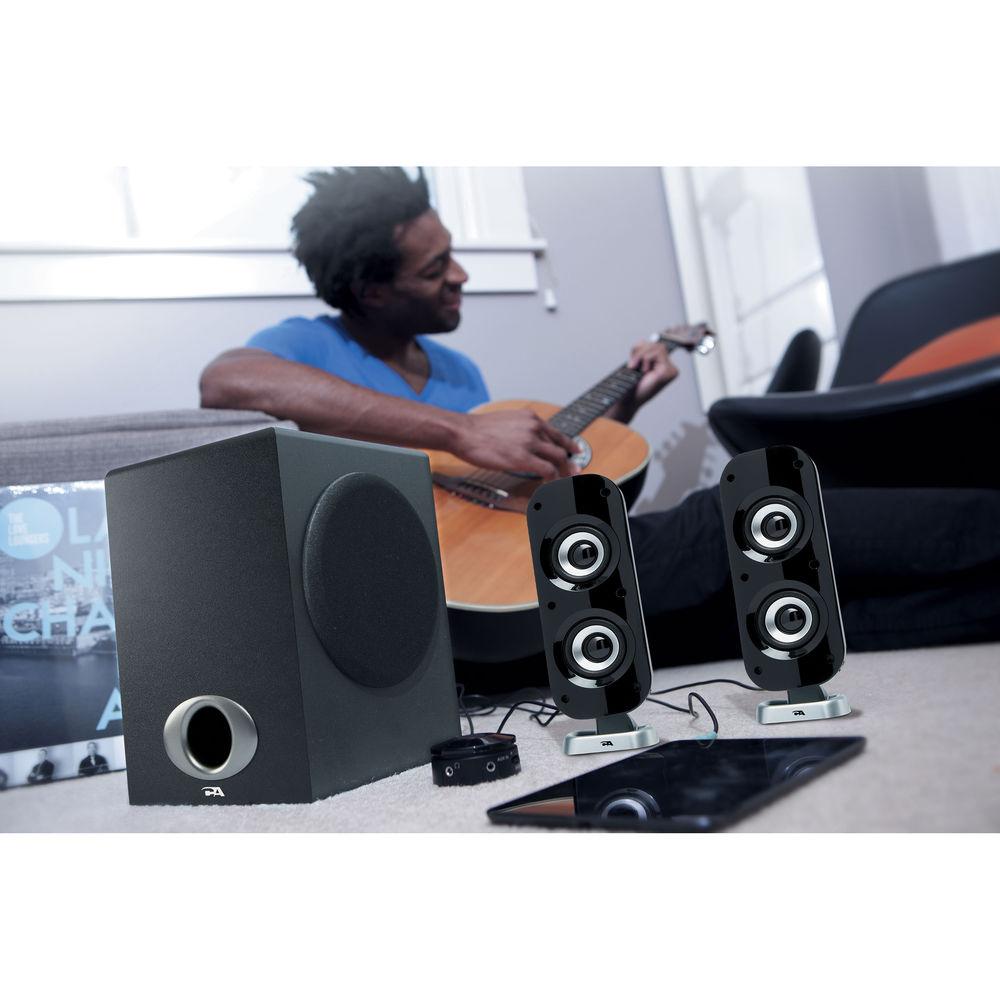 Cyber Acoustics CA-3858BT Bluetooth 2.1 Speaker System with Control Pod