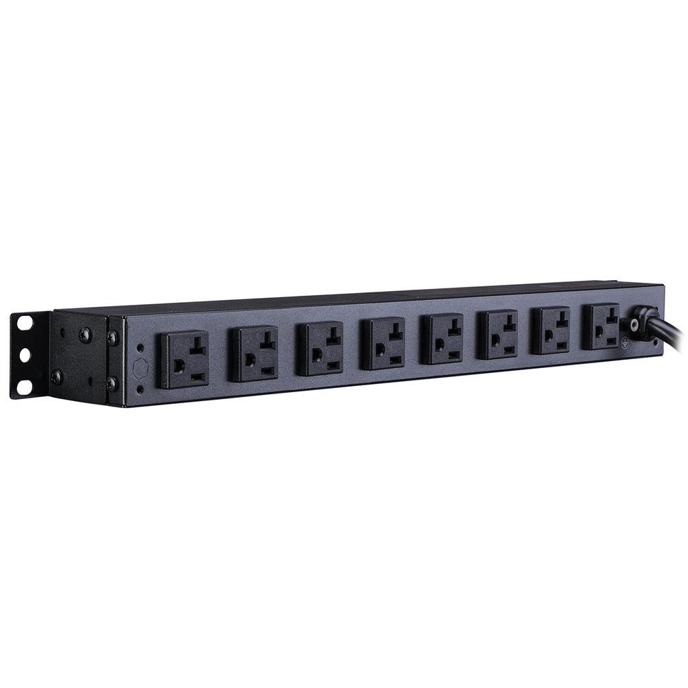CyberPower Metered PDU16A 100-125V 50 60Hz Nema L5-20P Plug, 10 Nema 5-20R 1U 10