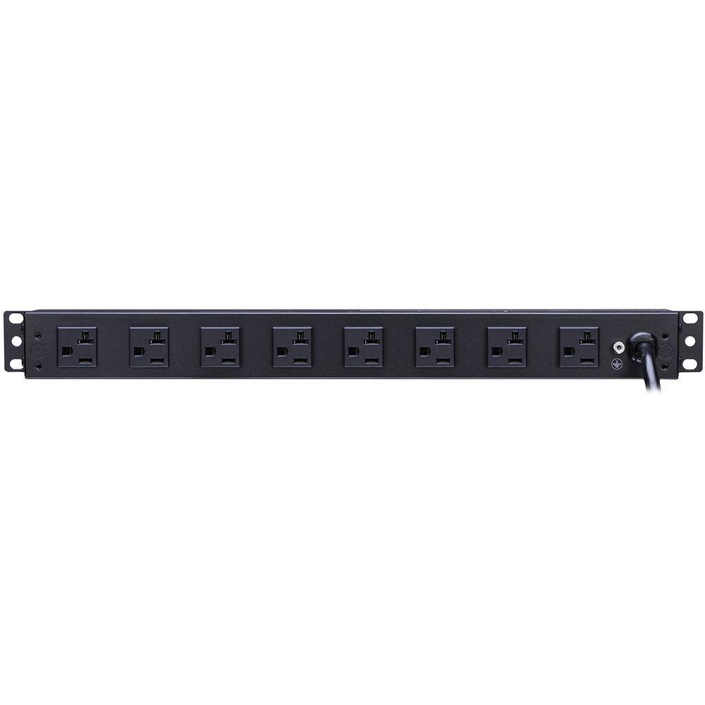CyberPower Metered PDU16A 100-125V 50 60Hz Nema L5-20P Plug, 10 Nema 5-20R 1U 10
