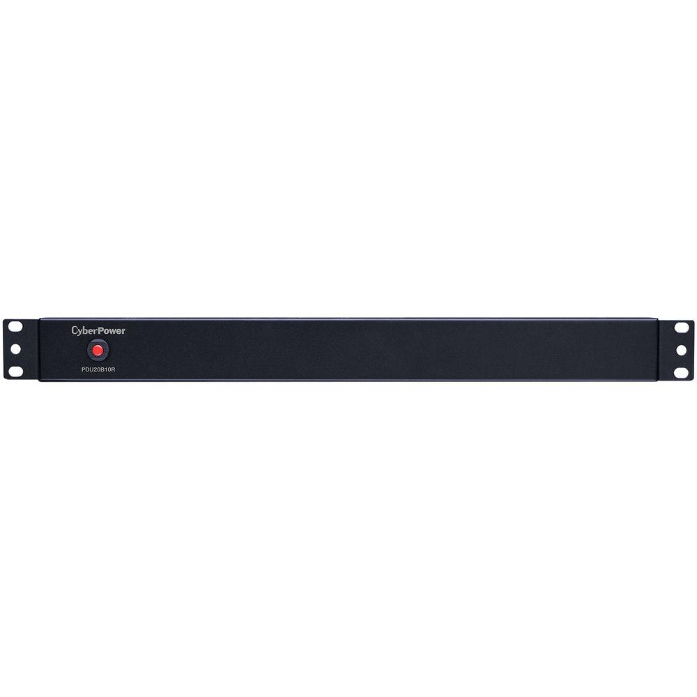 CyberPower PDU16A 100-125 50 60Hz Nema 5-20P Plug , 10-Out 5-20R, Rackmount 1U, 15