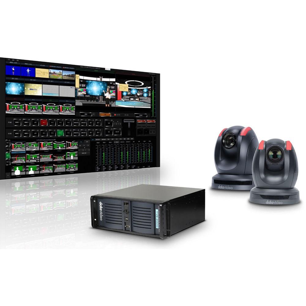 Datavideo 3D Tracking Virtual Studio With 2 Camera Inputs With Control Panel, Keyboard, Mouse