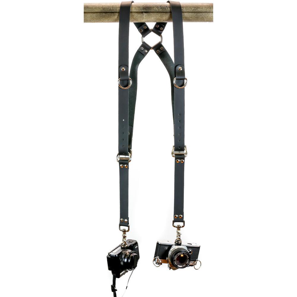 Funk Plus Cowhide Leather Ring Back Harness with 1.25" Wide Straps and D-Rings