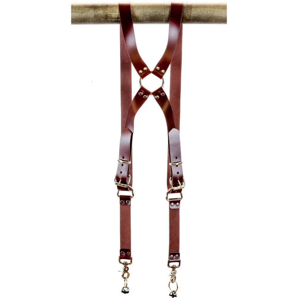 Funk Plus Latigo Leather Ring Back Harness with 1.25" Wide Straps
