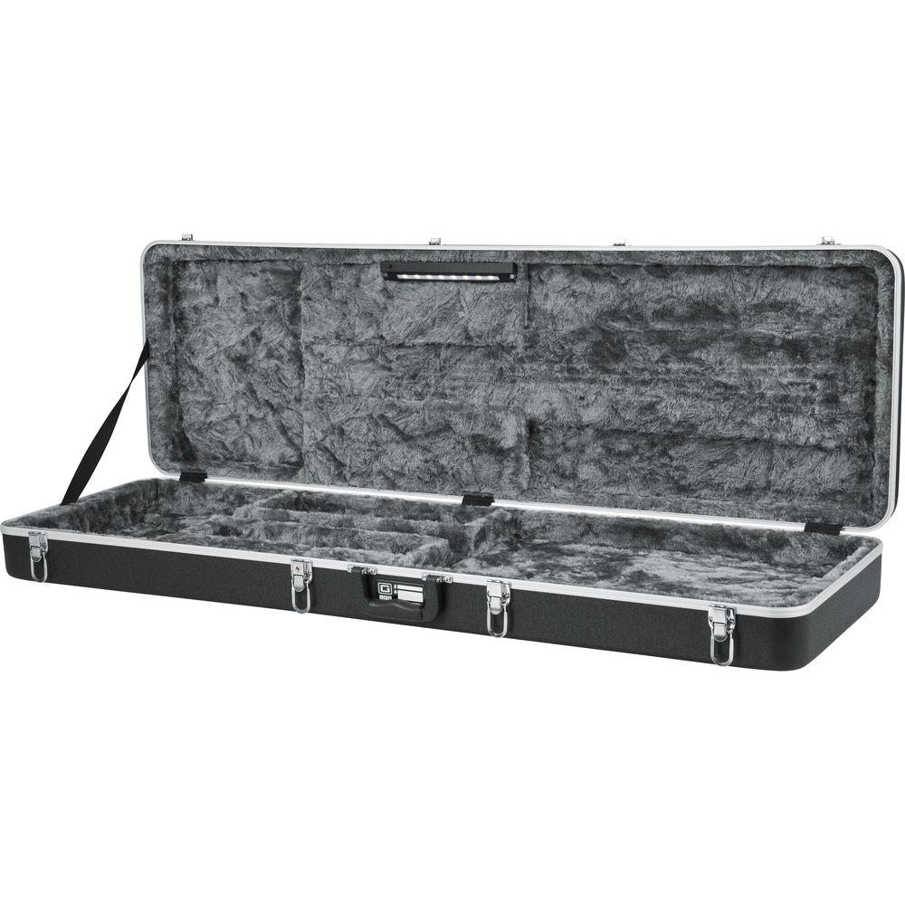 Gator Cases GC-BASS-LED GC Series Deluxe Molded Case with Built-In LED Light for Electric Bass Guitars