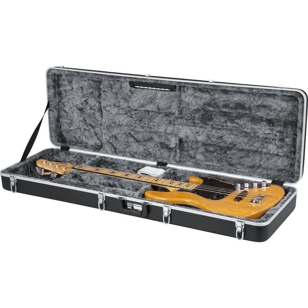 Gator Cases GC-BASS-LED GC Series Deluxe Molded Case with Built-In LED Light for Electric Bass Guitars