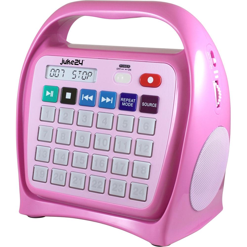 HamiltonBuhl Juke24 Portable Digital Jukebox with CD Player and Karaoke Function