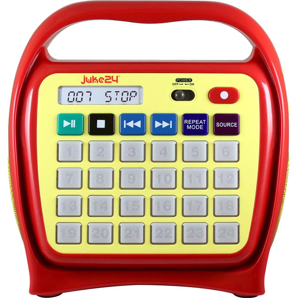 HamiltonBuhl Juke24 Portable Digital Jukebox with CD Player and Karaoke Function