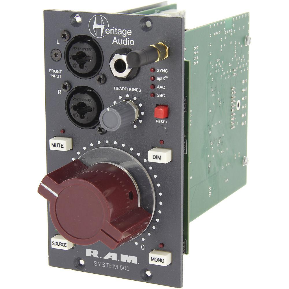 Heritage Audio RAM System 500 Series Monitoring Module