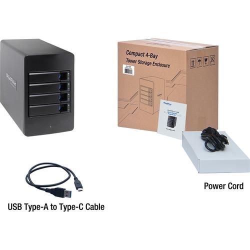 HighPoint rDrive 6114VM 12TB 4-Bay USB 3.1 RAID Array for Mac