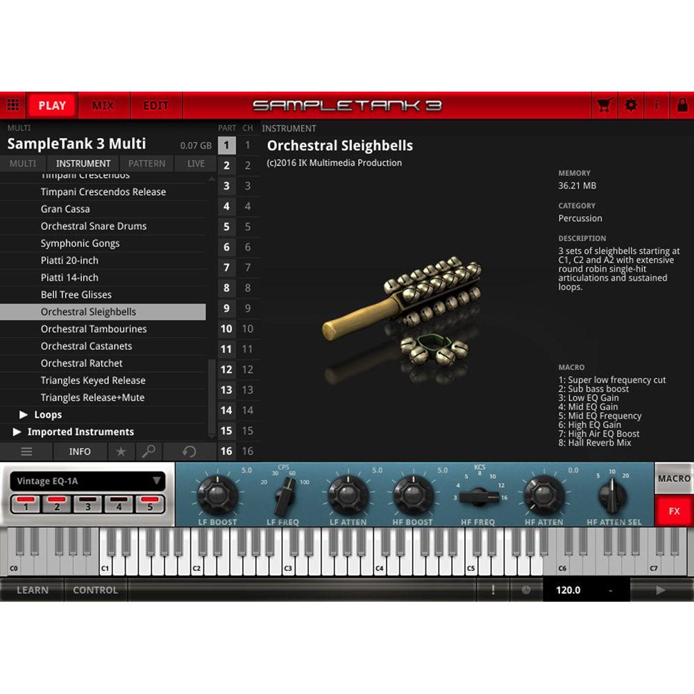 IK Multimedia Orchestral Percussion - Virtual Instrument for Miroslav Philharmonik 2 & SampleTank 3