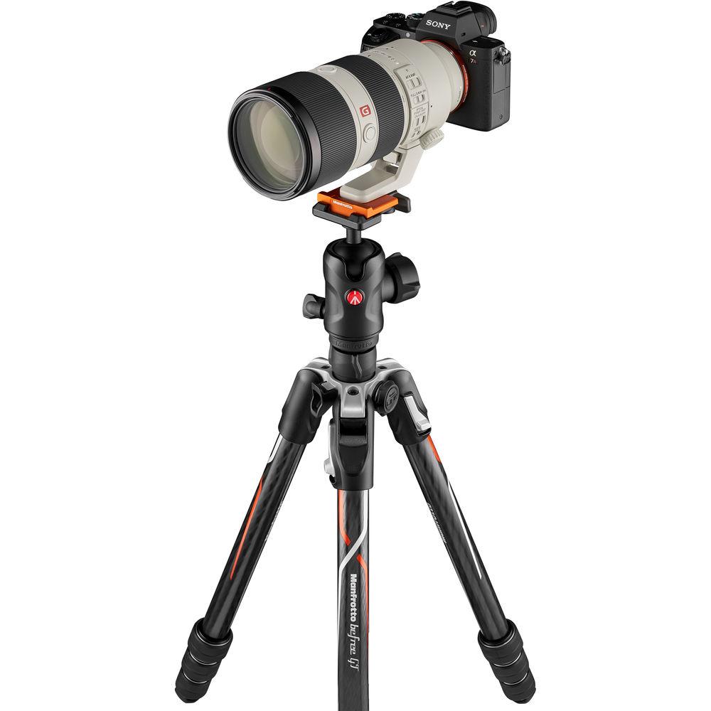 Manfrotto Befree GT Travel Carbon Fiber Tripod with 496 Ball Head for Sony a Series Cameras