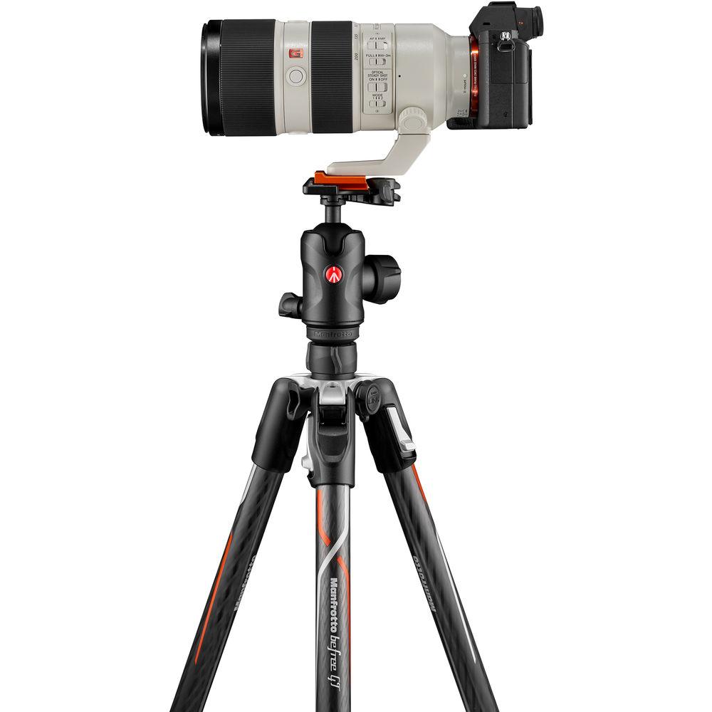 Manfrotto Befree GT Travel Carbon Fiber Tripod with 496 Ball Head for Sony a Series Cameras