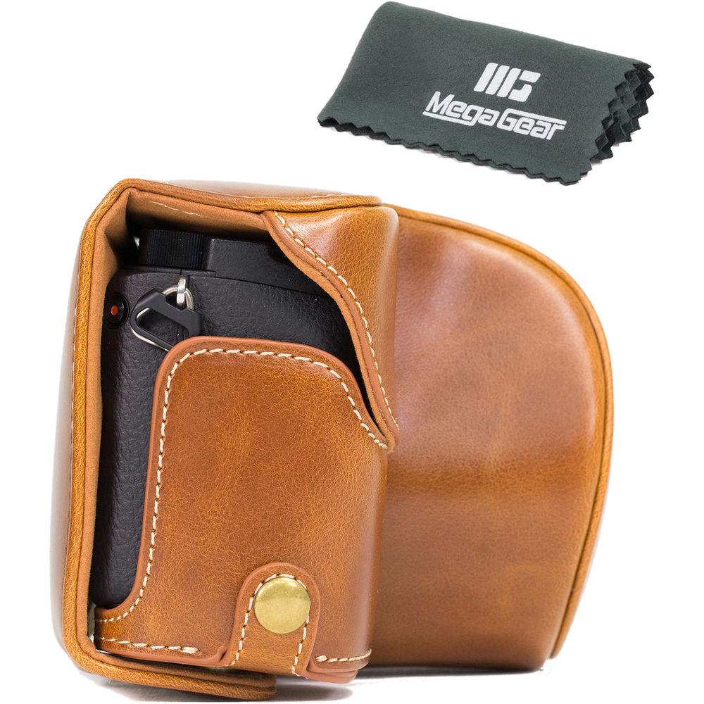 MegaGear MG986 Ever Ready Leather Case with Bottom Opening for Sony a6300 ILCE-6300 a6000