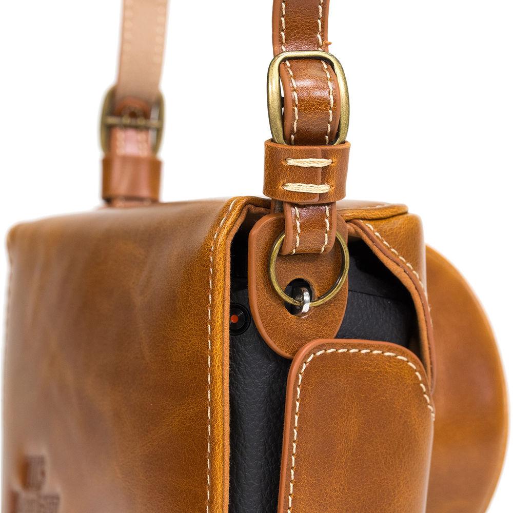 MegaGear MG986 Ever Ready Leather Case with Bottom Opening for Sony a6300 ILCE-6300 a6000